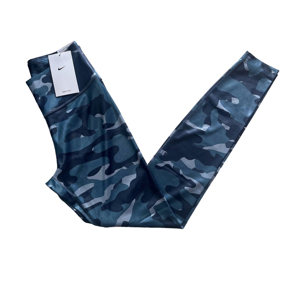Nike Camouflage Leggings in Blue and Gray